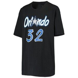 Youth Orlando Magic Shaquille Oneal Black Hardwood Classic Tshirt
